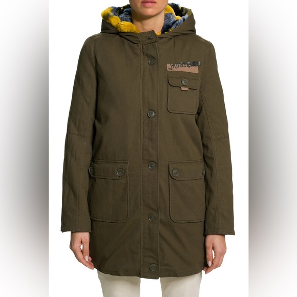 NWT - Desigual Women’s 3 in 1 Military Parka - Size XL - Picture 2 of 16